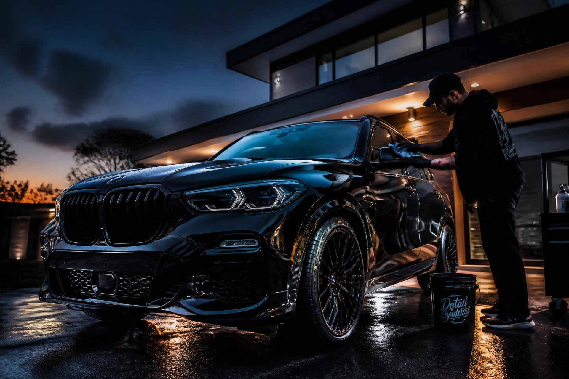 Professionally detailed luxury vehicle in Northeast Ohio